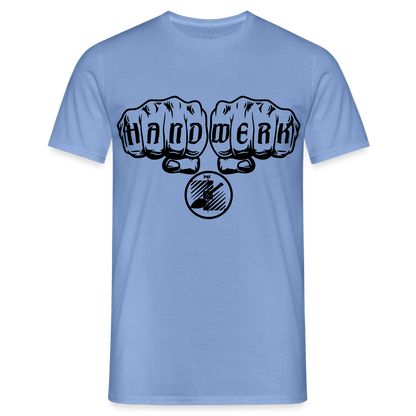 Unisex T-Shirt "Fliesenleger" carolina blue Männer T-Shirt {{ color }}