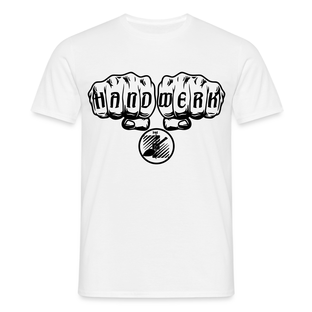 Unisex T-Shirt "Fliesenleger" Weiß Männer T-Shirt {{ color }}
