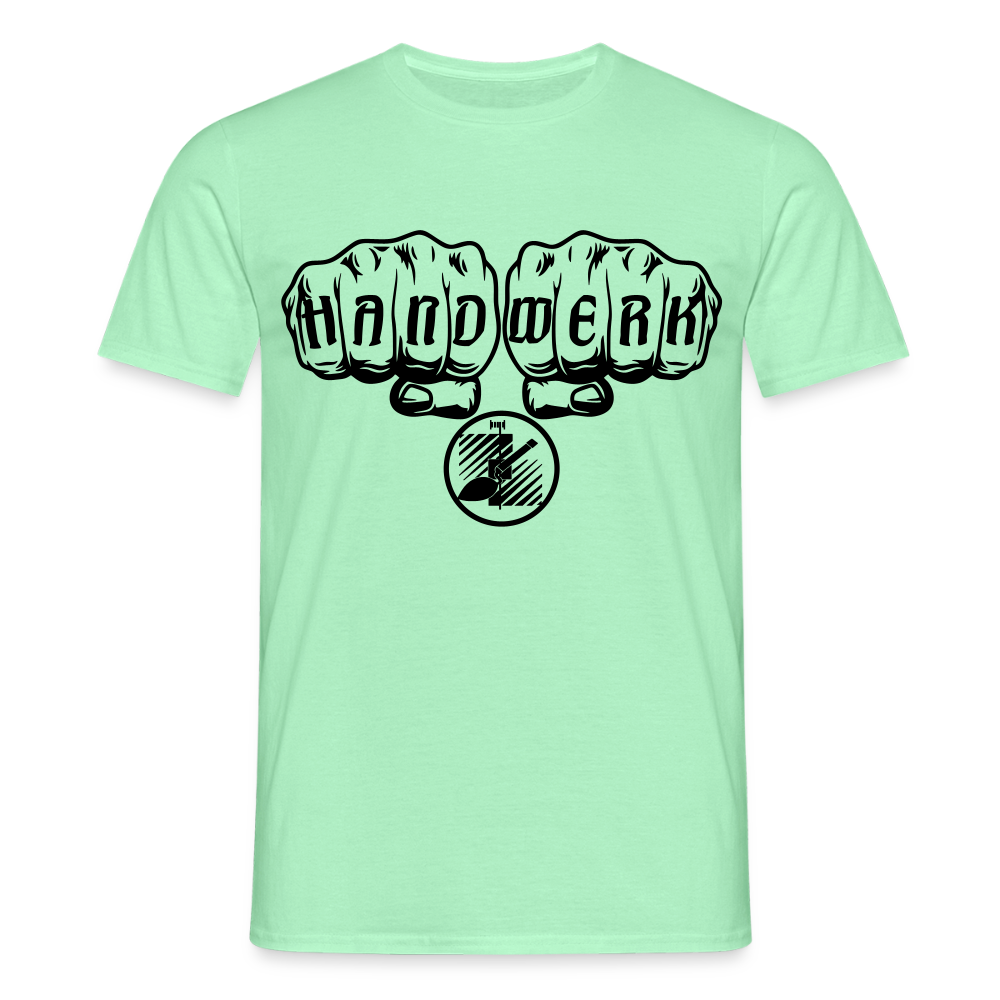 Unisex T-Shirt "Fliesenleger" Mintgrün Männer T-Shirt {{ color }}