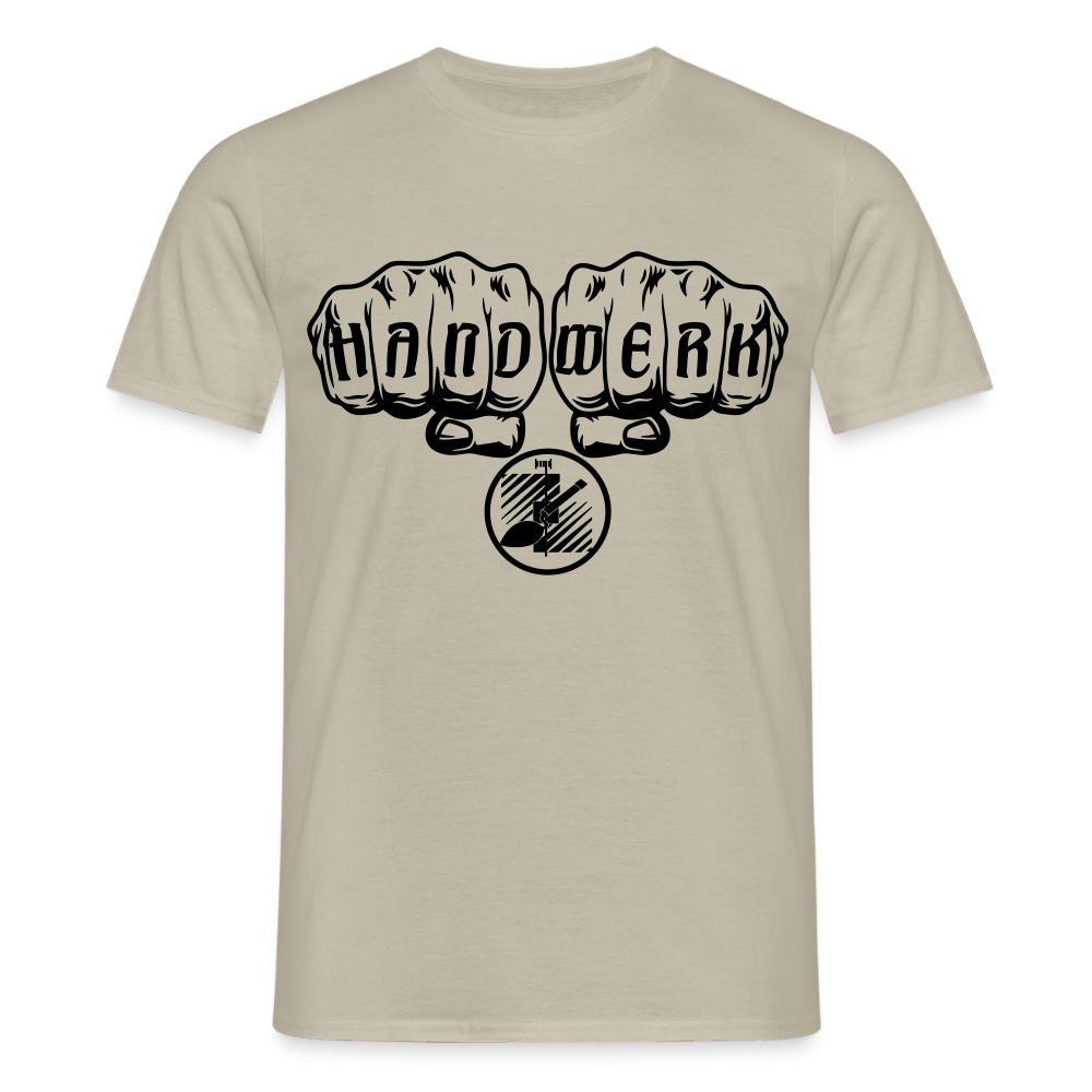 Unisex T-Shirt "Fliesenleger" Sandbeige Männer T-Shirt {{ color }}