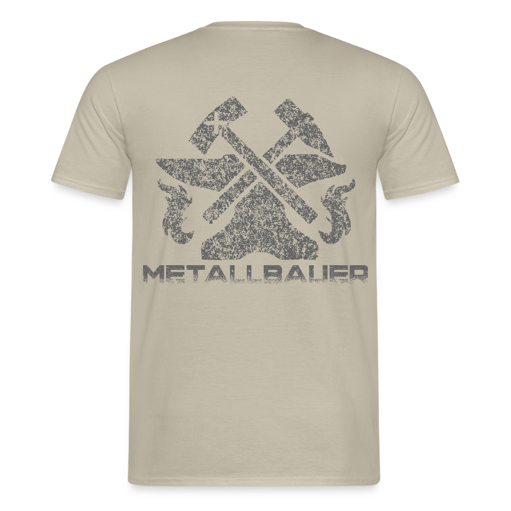 Unisex T-Shirt "Metallbauer" Sandbeige Männer T-Shirt {{ color }}