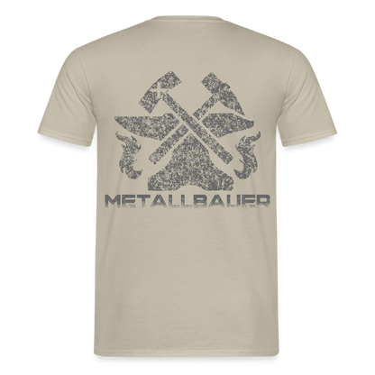 Unisex T-Shirt "Metallbauer" Sandbeige Männer T-Shirt {{ color }}