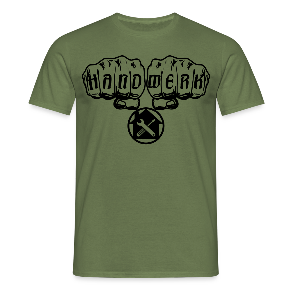Unisex T-Shirt "Hausmeister" Militärgrün Männer T-Shirt {{ color }}