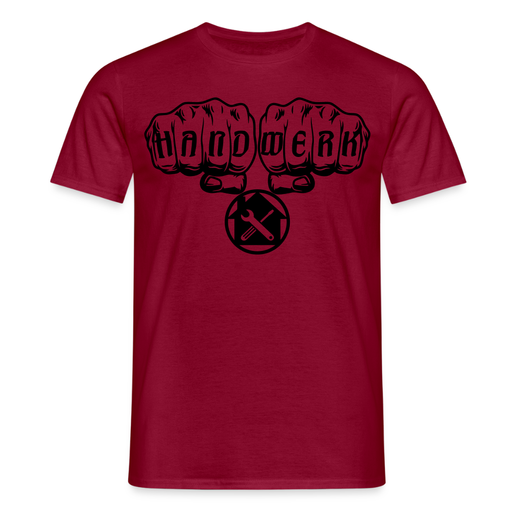 Unisex T-Shirt "Hausmeister" Ziegelrot Männer T-Shirt {{ color }}