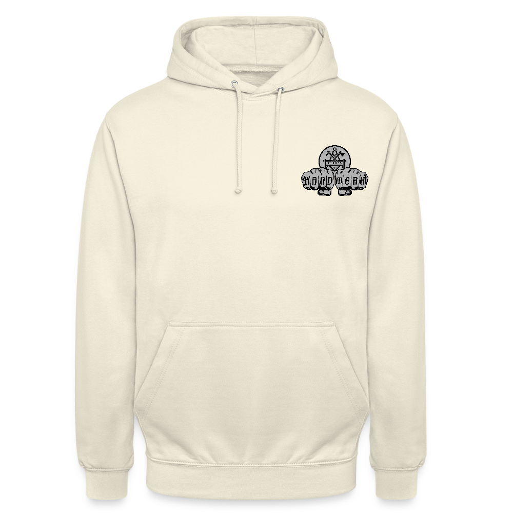 Unisex Standard Hoodie "Betonbauer" beidseitig bedruckt Vanille-Milchshake Unisex Hoodie {{ color }}