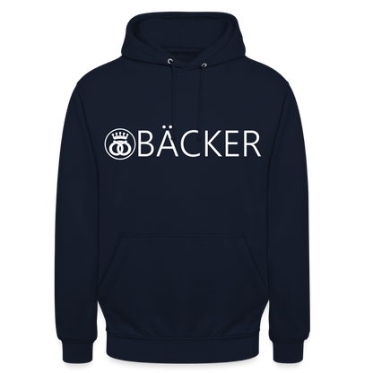 Unisex Hoodie "Bäcker" Navy Unisex Hoodie {{ color }}