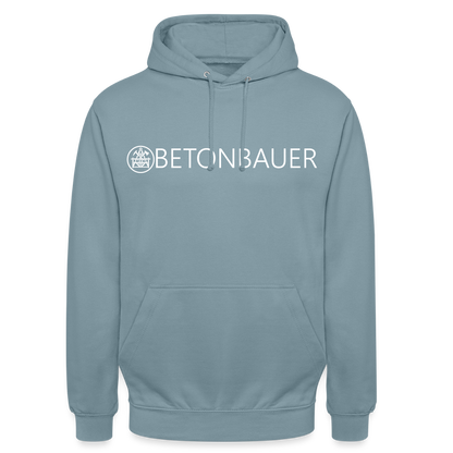 Unisex Hoodie "Betonbauer" Nebelblau Unisex Hoodie {{ color }}