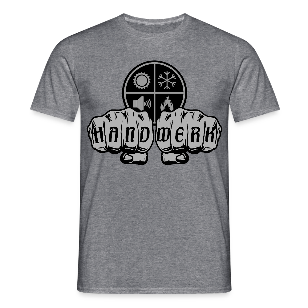 Unisex T-Shirt "Isolierer" Graphit meliert Männer T-Shirt {{ color }}