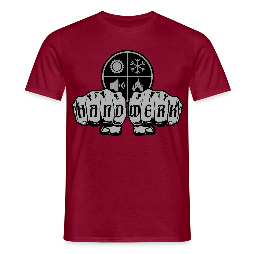 Unisex T-Shirt "Isolierer" Ziegelrot Männer T-Shirt {{ color }}