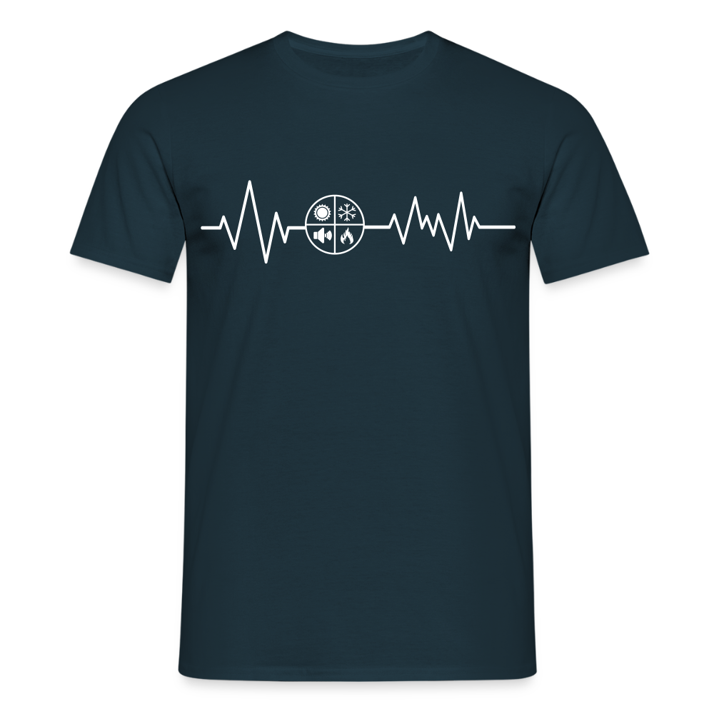 Unisex T-Shirt "Isolierer" Navy Männer T-Shirt {{ color }}