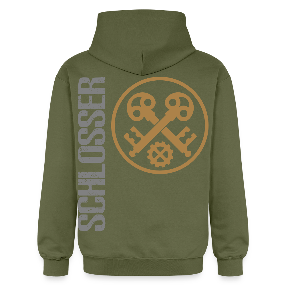 Gildan Unisex Softstyle® "Schlosser" Militärgrün Gildan Unisex Softstyle® Midweight Hoodie {{ color }}