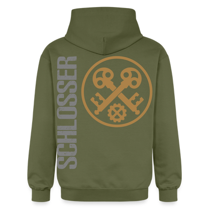 Gildan Unisex Softstyle® "Schlosser" Militärgrün Gildan Unisex Softstyle® Midweight Hoodie {{ color }}