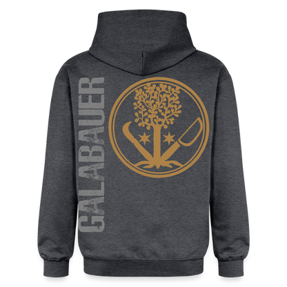 Gildan Unisex Softstyle® "GaLa"Bauer" Dunkelgrau meliert Gildan Unisex Softstyle® Midweight Hoodie {{ color }}