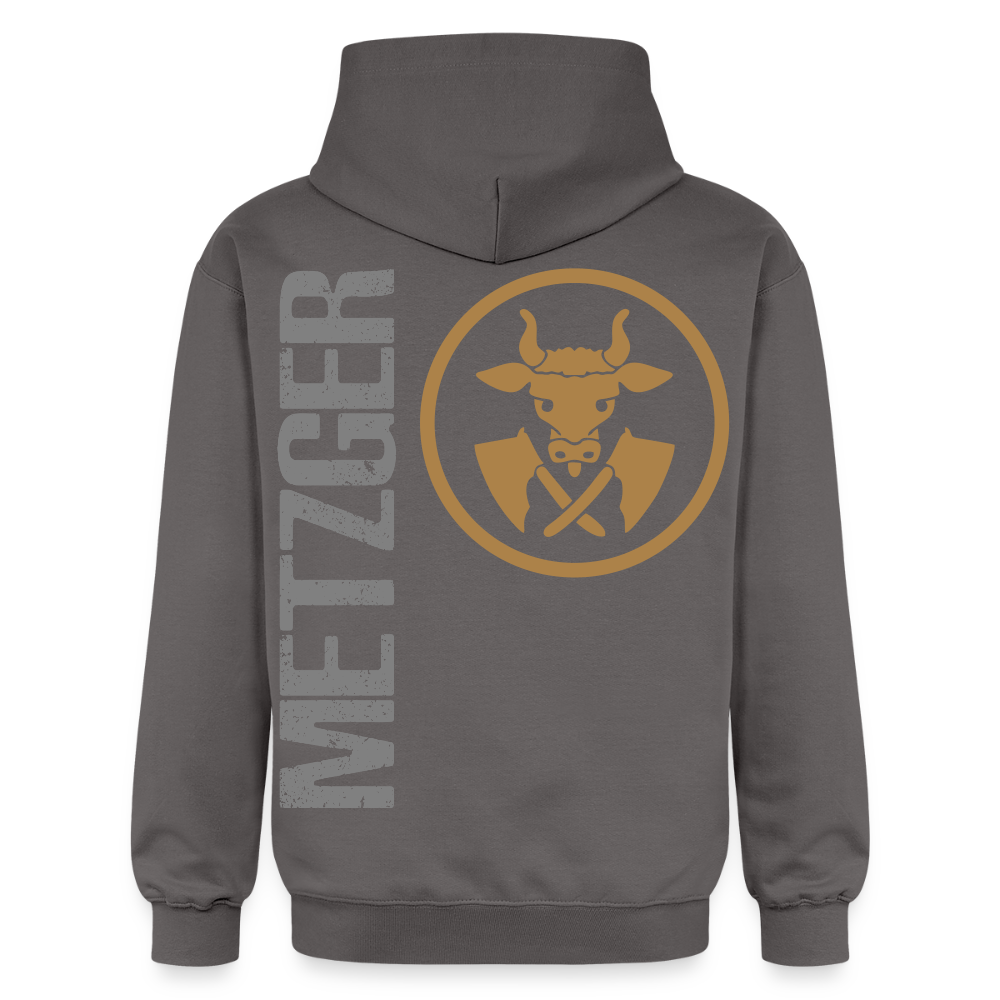 Gildan Unisex Softstyle® "Metzger" Dunkelgrau Gildan Unisex Softstyle® Midweight Hoodie {{ color }}
