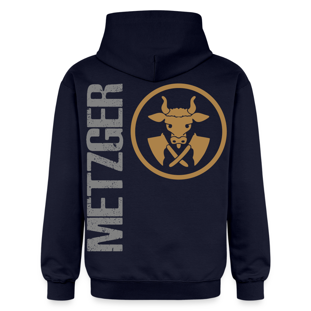 Gildan Unisex Softstyle® "Metzger" Navy Gildan Unisex Softstyle® Midweight Hoodie {{ color }}