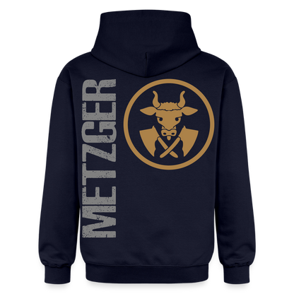 Gildan Unisex Softstyle® "Metzger" Navy Gildan Unisex Softstyle® Midweight Hoodie {{ color }}