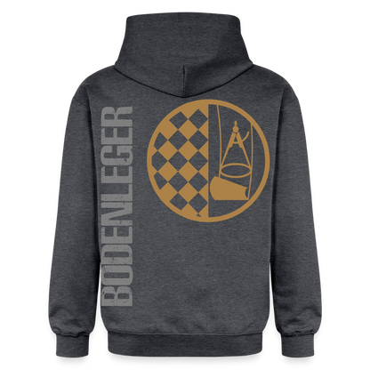 Gildan Unisex Softstyle® "Bodenleger" Dunkelgrau meliert Gildan Unisex Softstyle® Midweight Hoodie {{ color }}