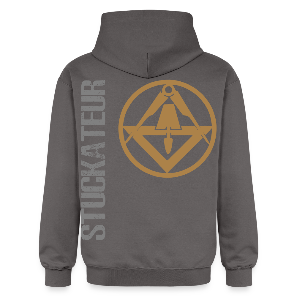 Gildan Unisex Softstyle® "Stuckateur" Dunkelgrau Gildan Unisex Softstyle® Midweight Hoodie {{ color }}