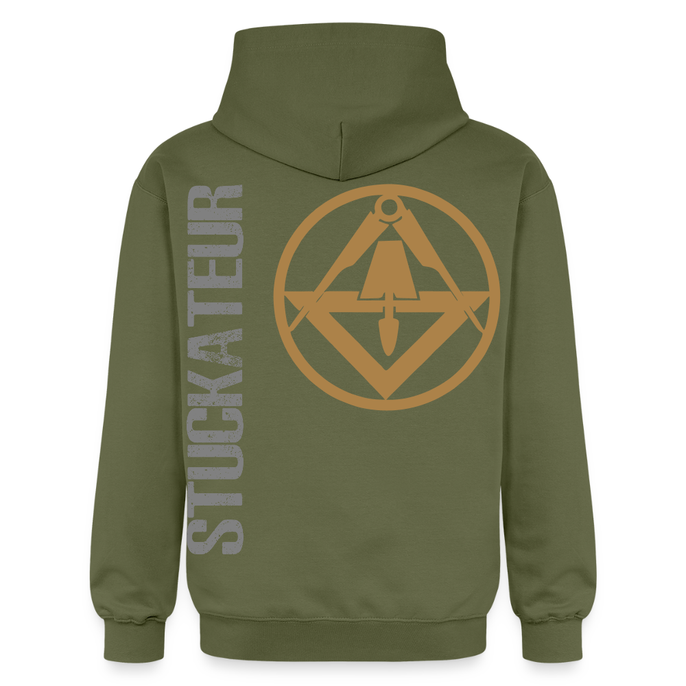 Gildan Unisex Softstyle® "Stuckateur" Militärgrün Gildan Unisex Softstyle® Midweight Hoodie {{ color }}