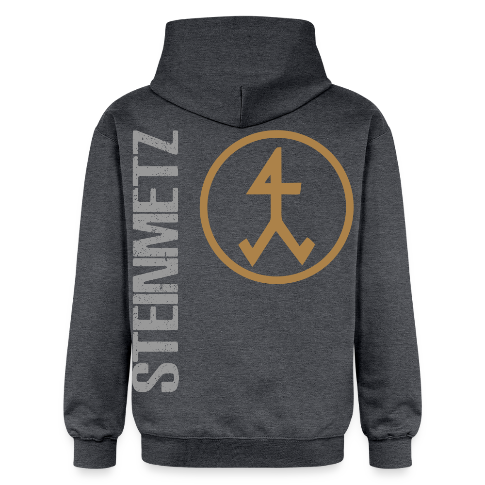 Gildan Unisex Softstyle® "Steinmetz" Dunkelgrau meliert Gildan Unisex Softstyle® Midweight Hoodie {{ color }}