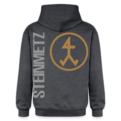 Gildan Unisex Softstyle® "Steinmetz" Dunkelgrau meliert Gildan Unisex Softstyle® Midweight Hoodie {{ color }}