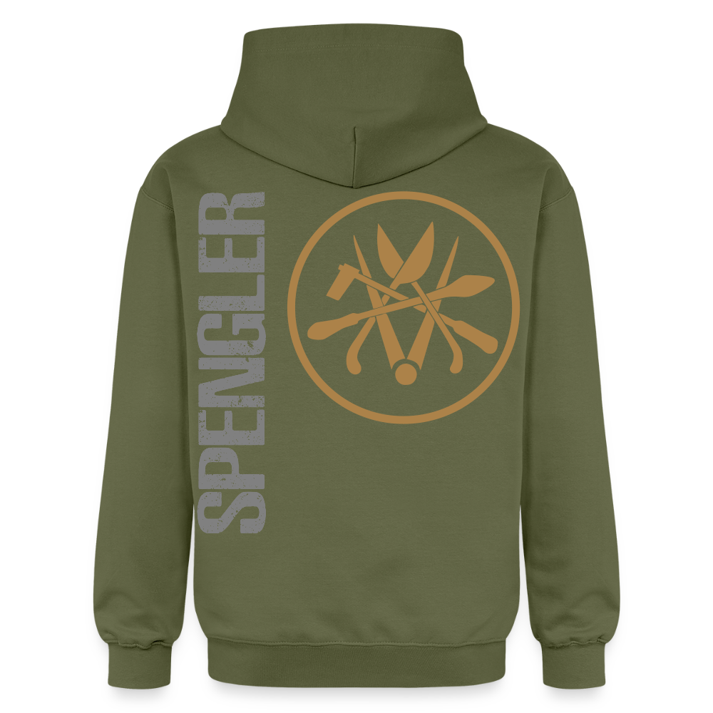 Gildan Unisex Softstyle® "Spengler" Militärgrün Gildan Unisex Softstyle® Midweight Hoodie {{ color }}