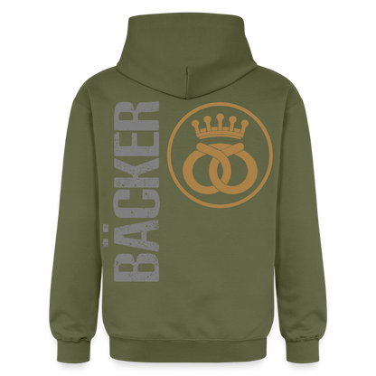 Gildan Unisex Softstyle® "Bäcker" Militärgrün Gildan Unisex Softstyle® Midweight Hoodie {{ color }}