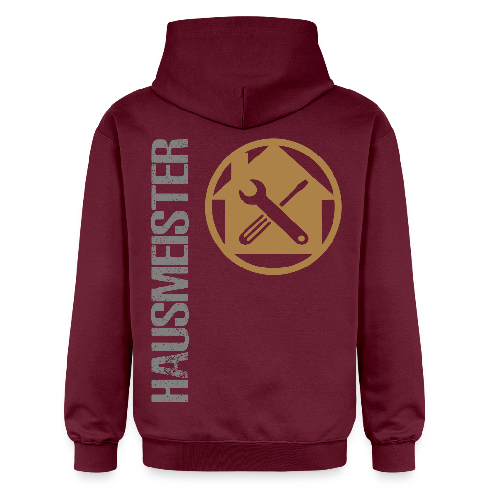 Gildan Unisex Softstyle® "Hausmeister" Maroon Gildan Unisex Softstyle® Midweight Hoodie {{ color }}