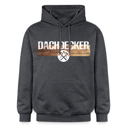 Gildan Unisex Softstyle® "Dachdecker" Dunkelgrau meliert Gildan Unisex Softstyle® Midweight Hoodie {{ color }}