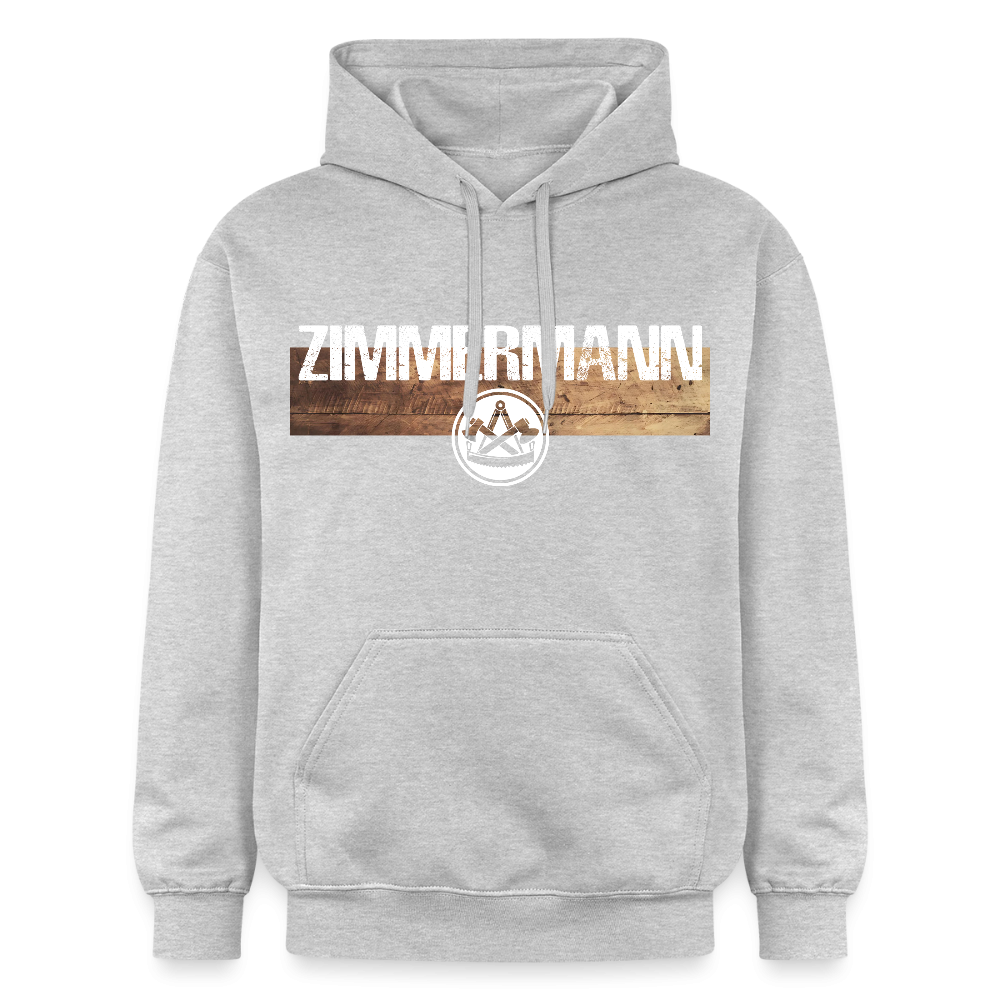 Gildan Unisex Softstyle® "Zimmermann" Hellgrau meliert Gildan Unisex Softstyle® Midweight Hoodie {{ color }}