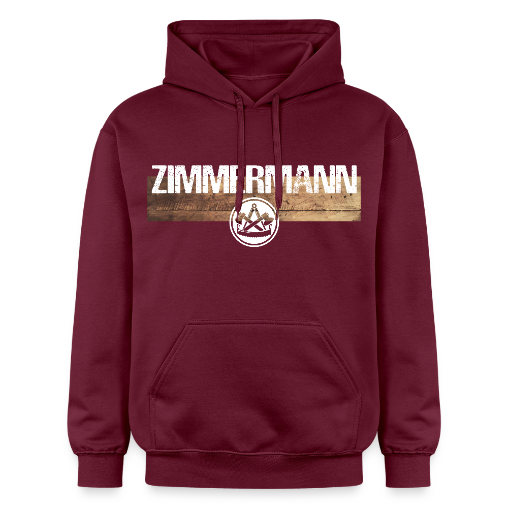 Gildan Unisex Softstyle® "Zimmermann" Maroon Gildan Unisex Softstyle® Midweight Hoodie {{ color }}