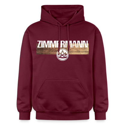 Gildan Unisex Softstyle® "Zimmermann" Maroon Gildan Unisex Softstyle® Midweight Hoodie {{ color }}