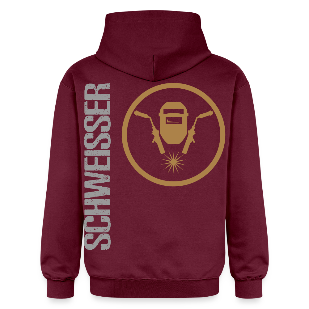Gildan Unisex Softstyle® "Schweisser" Maroon Gildan Unisex Softstyle® Midweight Hoodie {{ color }}