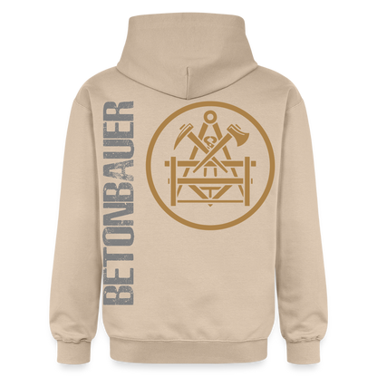 Gildan Unisex Softstyle® "Betonbauer" Sand Gildan Unisex Softstyle® Midweight Hoodie {{ color }}