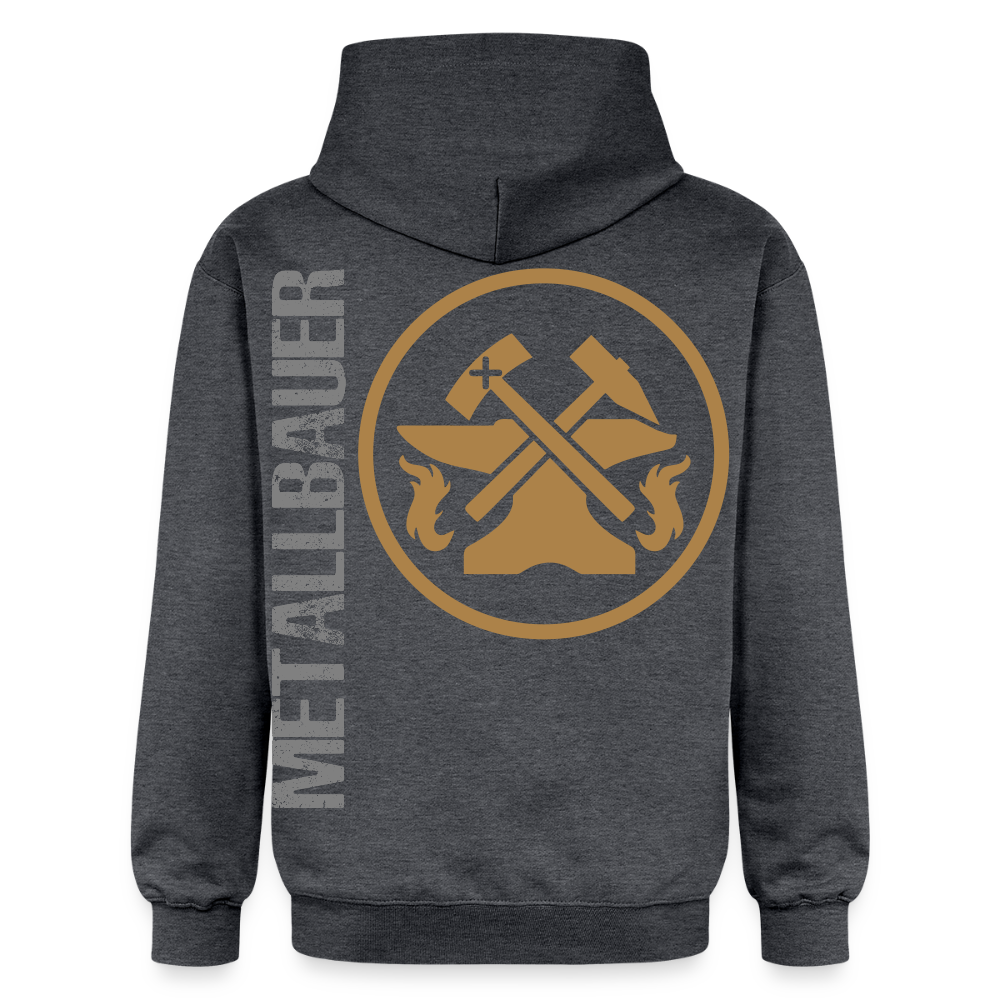 Gildan Unisex Softstyle® "Metallbauer" Dunkelgrau meliert Gildan Unisex Softstyle® Midweight Hoodie {{ color }}