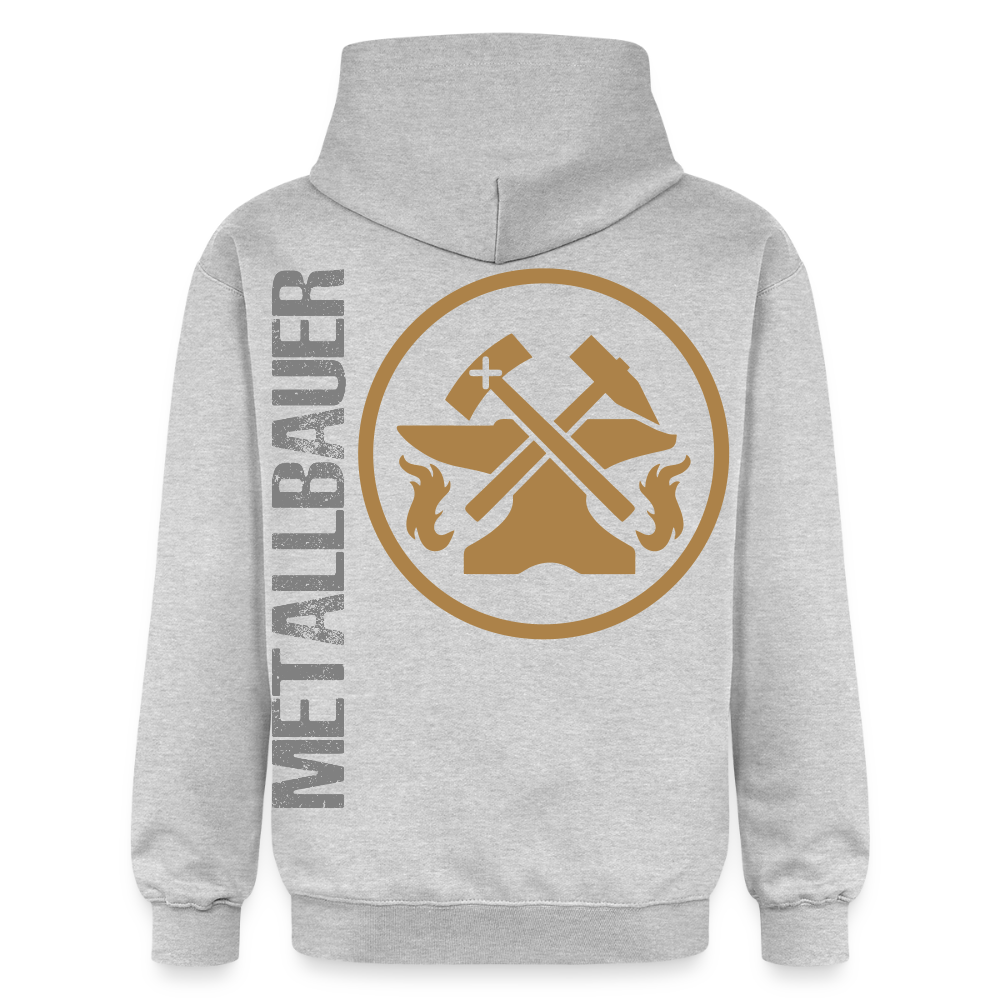 Gildan Unisex Softstyle® "Metallbauer" Hellgrau meliert Gildan Unisex Softstyle® Midweight Hoodie {{ color }}