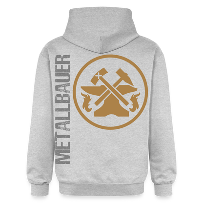Gildan Unisex Softstyle® "Metallbauer" Hellgrau meliert Gildan Unisex Softstyle® Midweight Hoodie {{ color }}