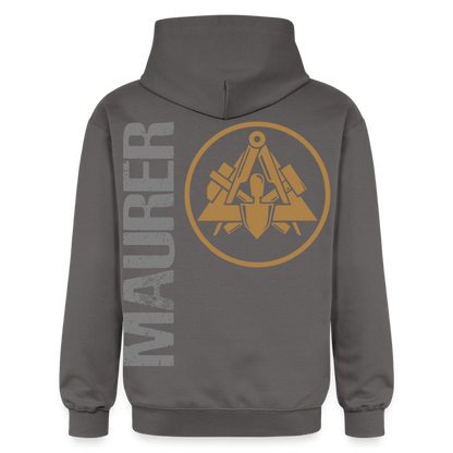 Gildan Unisex Softstyle® "Maurer" Dunkelgrau Gildan Unisex Softstyle® Midweight Hoodie {{ color }}