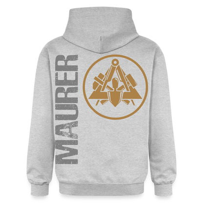 Gildan Unisex Softstyle® "Maurer" Hellgrau meliert Gildan Unisex Softstyle® Midweight Hoodie {{ color }}