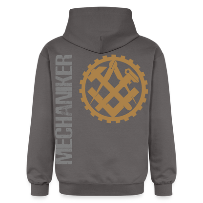 Gildan Unisex Softstyle® "Mechaniker" Dunkelgrau Gildan Unisex Softstyle® Midweight Hoodie {{ color }}