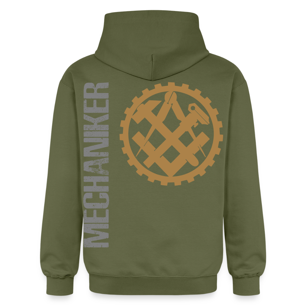 Gildan Unisex Softstyle® "Mechaniker" Militärgrün Gildan Unisex Softstyle® Midweight Hoodie {{ color }}