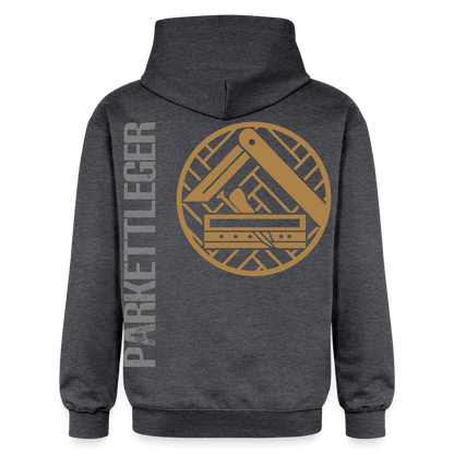 Gildan Unisex Softstyle® "Parkettleger" Dunkelgrau meliert Gildan Unisex Softstyle® Midweight Hoodie {{ color }}