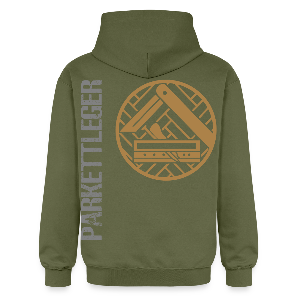 Gildan Unisex Softstyle® "Parkettleger" Militärgrün Gildan Unisex Softstyle® Midweight Hoodie {{ color }}