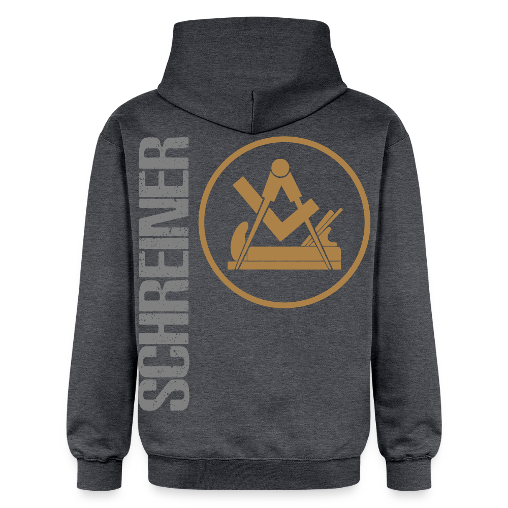 Gildan Unisex Softstyle® "Schreiner" Dunkelgrau meliert Gildan Unisex Softstyle® Midweight Hoodie {{ color }}