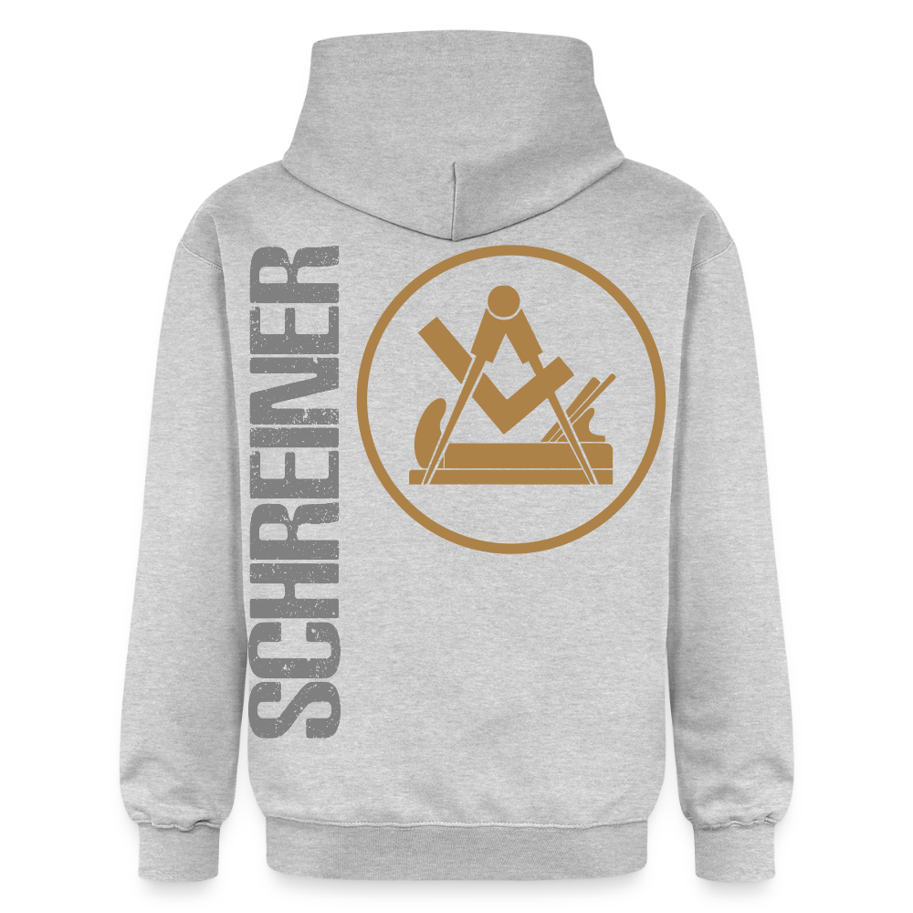 Gildan Unisex Softstyle® "Schreiner" Hellgrau meliert Gildan Unisex Softstyle® Midweight Hoodie {{ color }}