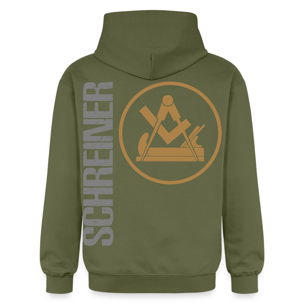 Gildan Unisex Softstyle® "Schreiner" Militärgrün Gildan Unisex Softstyle® Midweight Hoodie {{ color }}