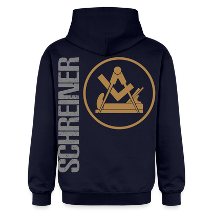 Gildan Unisex Softstyle® "Schreiner" Navy Gildan Unisex Softstyle® Midweight Hoodie {{ color }}