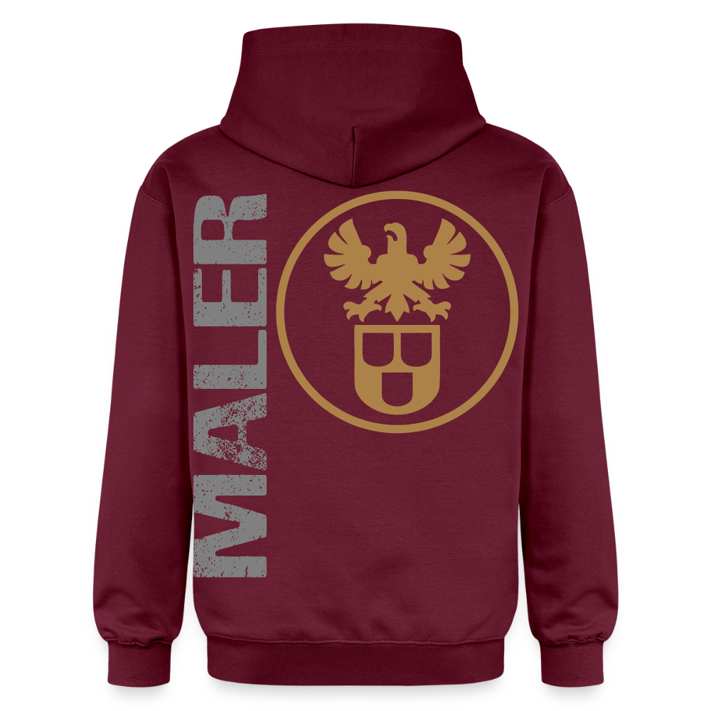 Gildan Unisex Softstyle® "Maler" Maroon Gildan Unisex Softstyle® Midweight Hoodie {{ color }}