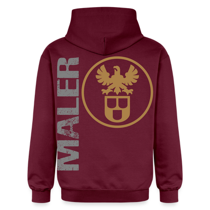 Gildan Unisex Softstyle® "Maler" Maroon Gildan Unisex Softstyle® Midweight Hoodie {{ color }}