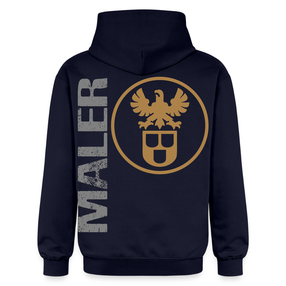 Gildan Unisex Softstyle® "Maler" Navy Gildan Unisex Softstyle® Midweight Hoodie {{ color }}